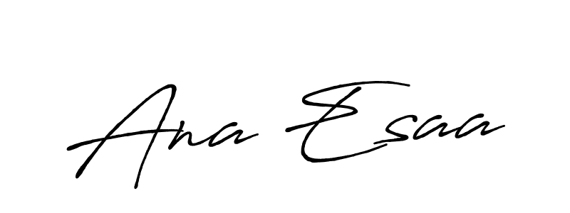 Design your own signature with our free online signature maker. With this signature software, you can create a handwritten (Antro_Vectra_Bolder) signature for name Ana Esaa. Ana Esaa signature style 7 images and pictures png