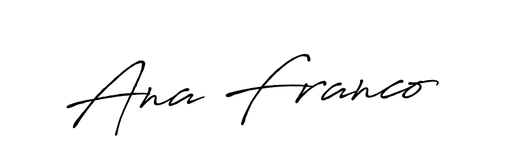 Also we have Ana Franco name is the best signature style. Create professional handwritten signature collection using Antro_Vectra_Bolder autograph style. Ana Franco signature style 7 images and pictures png