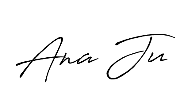 Design your own signature with our free online signature maker. With this signature software, you can create a handwritten (Antro_Vectra_Bolder) signature for name Ana Ju. Ana Ju signature style 7 images and pictures png