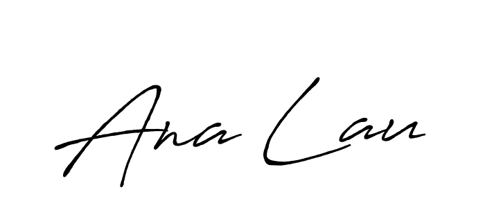 How to make Ana Lau signature? Antro_Vectra_Bolder is a professional autograph style. Create handwritten signature for Ana Lau name. Ana Lau signature style 7 images and pictures png