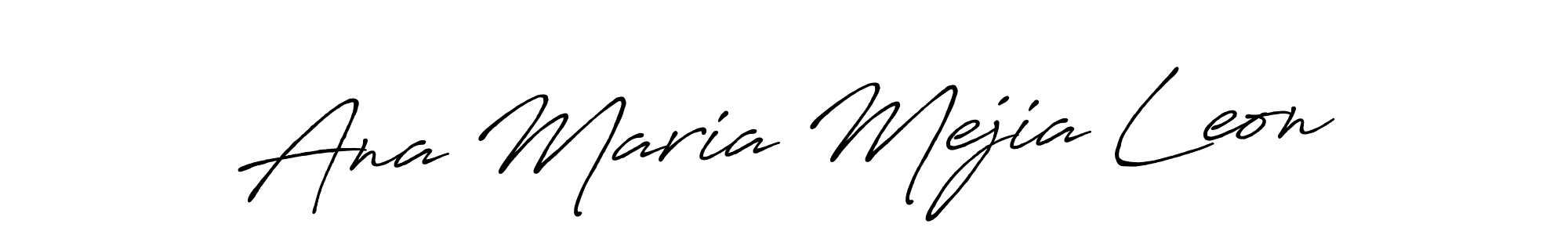 Make a short Ana Maria Mejia Leon signature style. Manage your documents anywhere anytime using Antro_Vectra_Bolder. Create and add eSignatures, submit forms, share and send files easily. Ana Maria Mejia Leon signature style 7 images and pictures png
