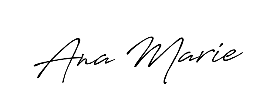 Design your own signature with our free online signature maker. With this signature software, you can create a handwritten (Antro_Vectra_Bolder) signature for name Ana Marie. Ana Marie signature style 7 images and pictures png