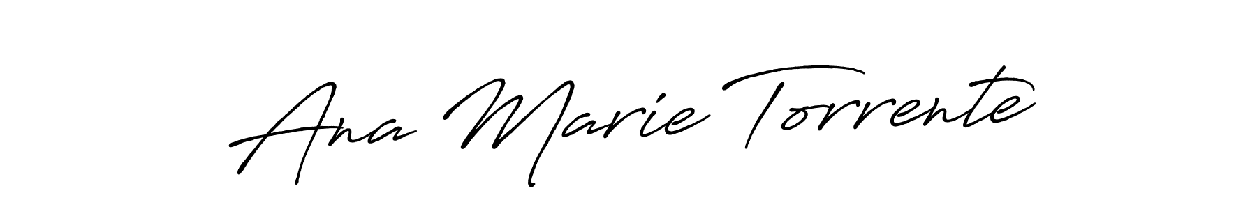 How to make Ana Marie Torrente signature? Antro_Vectra_Bolder is a professional autograph style. Create handwritten signature for Ana Marie Torrente name. Ana Marie Torrente signature style 7 images and pictures png