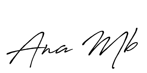 It looks lik you need a new signature style for name Ana Mb. Design unique handwritten (Antro_Vectra_Bolder) signature with our free signature maker in just a few clicks. Ana Mb signature style 7 images and pictures png