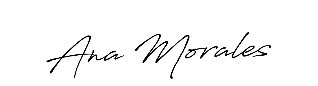 if you are searching for the best signature style for your name Ana Morales. so please give up your signature search. here we have designed multiple signature styles  using Antro_Vectra_Bolder. Ana Morales signature style 7 images and pictures png