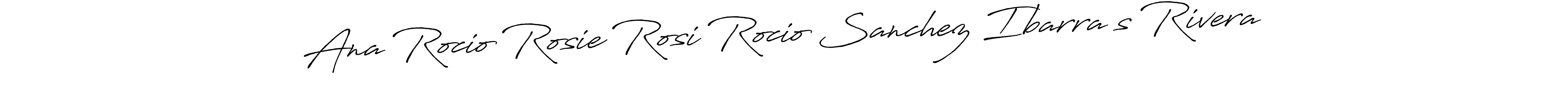 Make a short Ana Rocio Rosie Rosi Rocio Sanchez Ibarra’s Rivera signature style. Manage your documents anywhere anytime using Antro_Vectra_Bolder. Create and add eSignatures, submit forms, share and send files easily. Ana Rocio Rosie Rosi Rocio Sanchez Ibarra’s Rivera signature style 7 images and pictures png