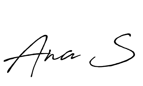 Make a beautiful signature design for name Ana S. Use this online signature maker to create a handwritten signature for free. Ana S signature style 7 images and pictures png