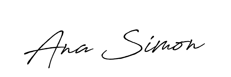 Make a short Ana Simon signature style. Manage your documents anywhere anytime using Antro_Vectra_Bolder. Create and add eSignatures, submit forms, share and send files easily. Ana Simon signature style 7 images and pictures png