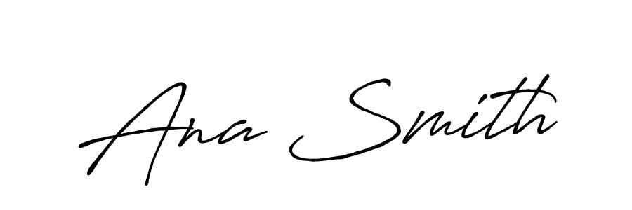 if you are searching for the best signature style for your name Ana Smith. so please give up your signature search. here we have designed multiple signature styles  using Antro_Vectra_Bolder. Ana Smith signature style 7 images and pictures png