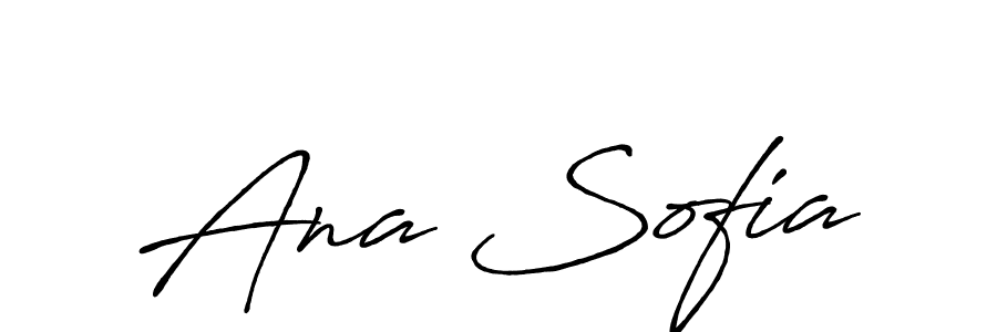 You should practise on your own different ways (Antro_Vectra_Bolder) to write your name (Ana Sofia) in signature. don't let someone else do it for you. Ana Sofia signature style 7 images and pictures png