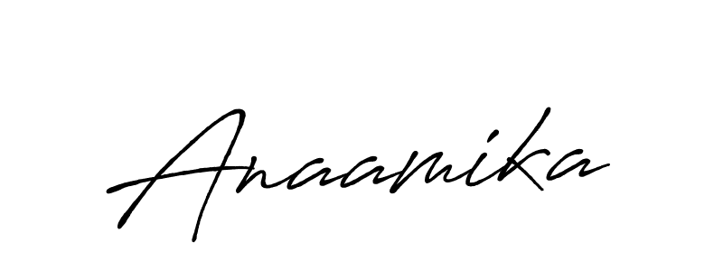 Design your own signature with our free online signature maker. With this signature software, you can create a handwritten (Antro_Vectra_Bolder) signature for name Anaamika. Anaamika signature style 7 images and pictures png