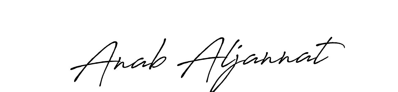 The best way (Antro_Vectra_Bolder) to make a short signature is to pick only two or three words in your name. The name Anab Aljannat include a total of six letters. For converting this name. Anab Aljannat signature style 7 images and pictures png