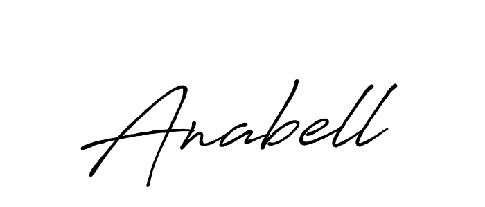 How to make Anabell signature? Antro_Vectra_Bolder is a professional autograph style. Create handwritten signature for Anabell name. Anabell signature style 7 images and pictures png