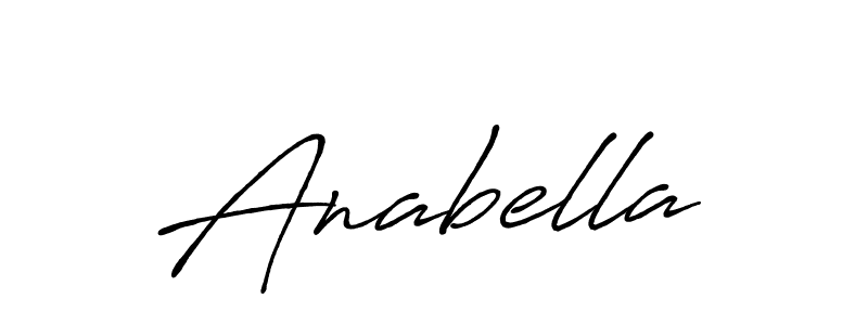 Create a beautiful signature design for name Anabella. With this signature (Antro_Vectra_Bolder) fonts, you can make a handwritten signature for free. Anabella signature style 7 images and pictures png