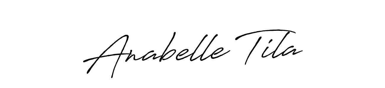 Also we have Anabelle Tila name is the best signature style. Create professional handwritten signature collection using Antro_Vectra_Bolder autograph style. Anabelle Tila signature style 7 images and pictures png