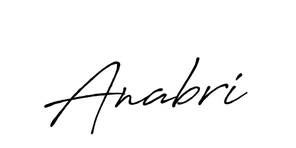 How to make Anabri signature? Antro_Vectra_Bolder is a professional autograph style. Create handwritten signature for Anabri name. Anabri signature style 7 images and pictures png