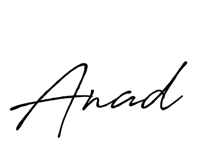 Design your own signature with our free online signature maker. With this signature software, you can create a handwritten (Antro_Vectra_Bolder) signature for name Anad. Anad signature style 7 images and pictures png