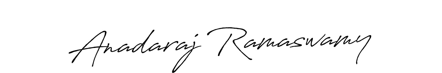 Make a beautiful signature design for name Anadaraj Ramaswamy. Use this online signature maker to create a handwritten signature for free. Anadaraj Ramaswamy signature style 7 images and pictures png