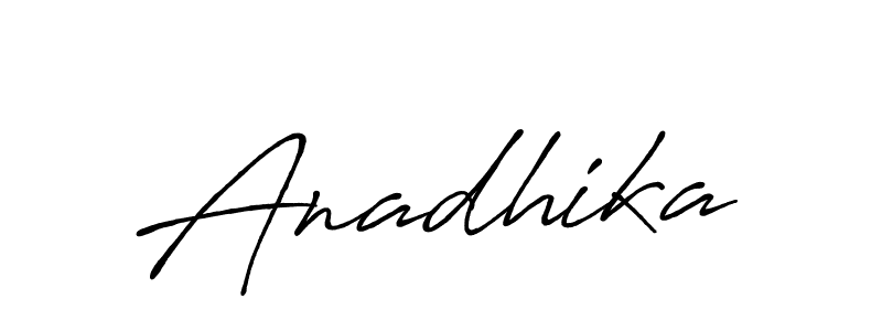 The best way (Antro_Vectra_Bolder) to make a short signature is to pick only two or three words in your name. The name Anadhika include a total of six letters. For converting this name. Anadhika signature style 7 images and pictures png