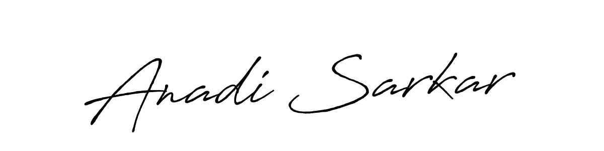 Also You can easily find your signature by using the search form. We will create Anadi Sarkar name handwritten signature images for you free of cost using Antro_Vectra_Bolder sign style. Anadi Sarkar signature style 7 images and pictures png