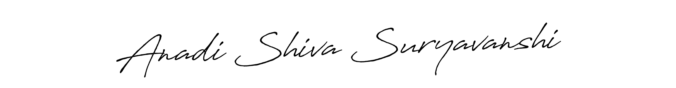 Also we have Anadi Shiva Suryavanshi name is the best signature style. Create professional handwritten signature collection using Antro_Vectra_Bolder autograph style. Anadi Shiva Suryavanshi signature style 7 images and pictures png