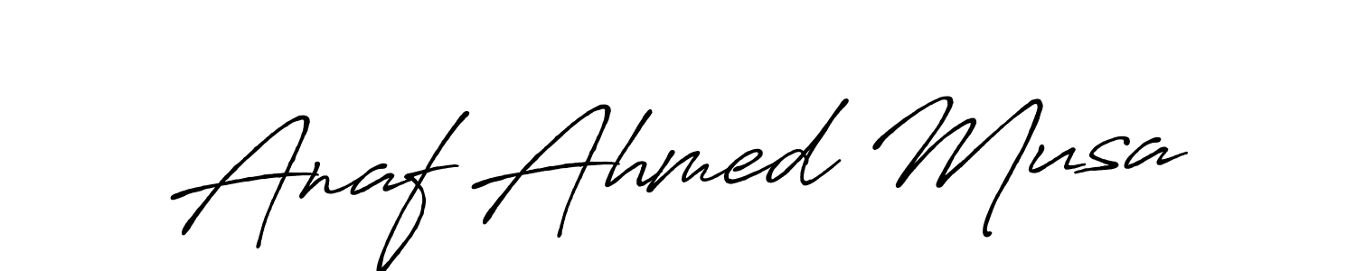 It looks lik you need a new signature style for name Anaf Ahmed Musa. Design unique handwritten (Antro_Vectra_Bolder) signature with our free signature maker in just a few clicks. Anaf Ahmed Musa signature style 7 images and pictures png