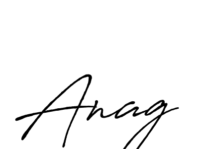 if you are searching for the best signature style for your name Anag. so please give up your signature search. here we have designed multiple signature styles  using Antro_Vectra_Bolder. Anag signature style 7 images and pictures png