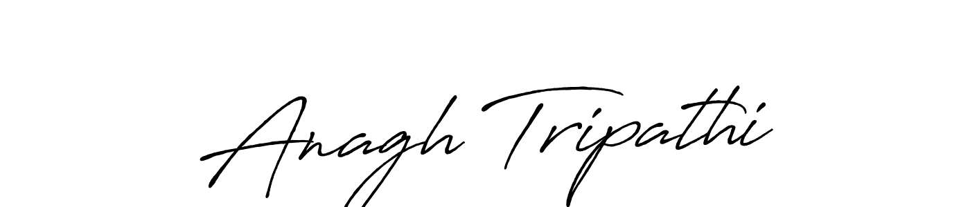 Make a beautiful signature design for name Anagh Tripathi. Use this online signature maker to create a handwritten signature for free. Anagh Tripathi signature style 7 images and pictures png