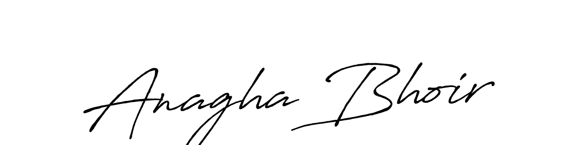 It looks lik you need a new signature style for name Anagha Bhoir. Design unique handwritten (Antro_Vectra_Bolder) signature with our free signature maker in just a few clicks. Anagha Bhoir signature style 7 images and pictures png