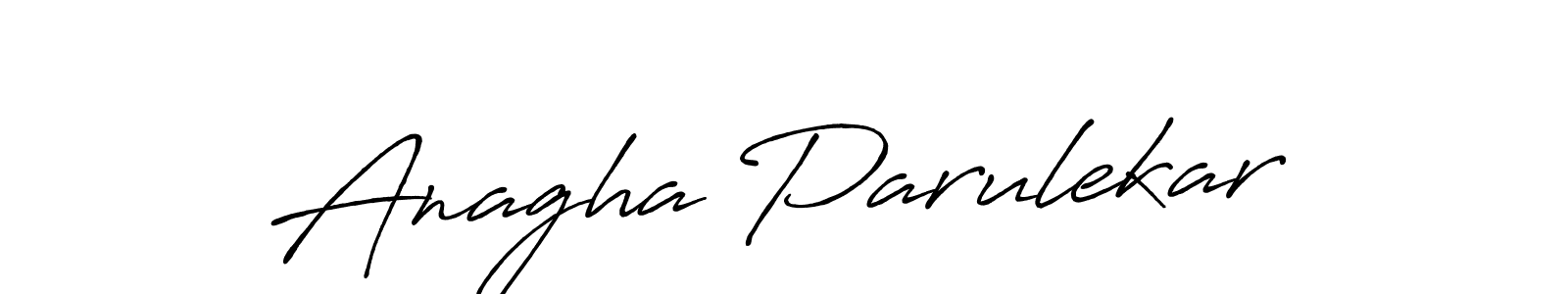 Make a beautiful signature design for name Anagha Parulekar. Use this online signature maker to create a handwritten signature for free. Anagha Parulekar signature style 7 images and pictures png