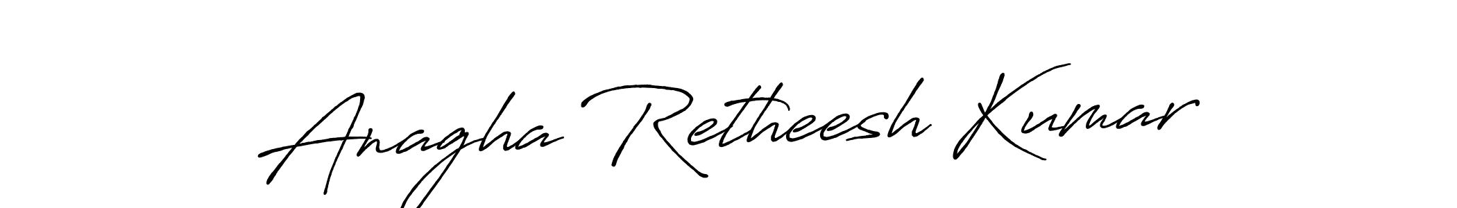 You can use this online signature creator to create a handwritten signature for the name Anagha Retheesh Kumar. This is the best online autograph maker. Anagha Retheesh Kumar signature style 7 images and pictures png