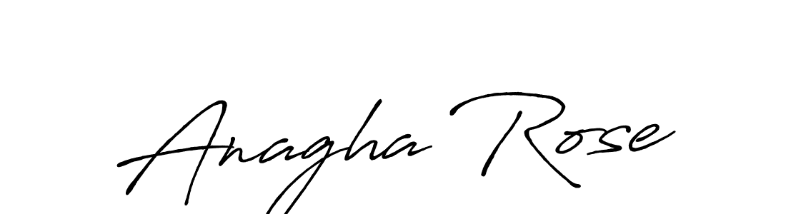 Here are the top 10 professional signature styles for the name Anagha Rose. These are the best autograph styles you can use for your name. Anagha Rose signature style 7 images and pictures png