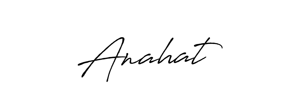 Design your own signature with our free online signature maker. With this signature software, you can create a handwritten (Antro_Vectra_Bolder) signature for name Anahat ⭐. Anahat ⭐ signature style 7 images and pictures png