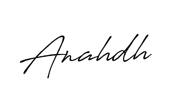 Design your own signature with our free online signature maker. With this signature software, you can create a handwritten (Antro_Vectra_Bolder) signature for name Anahdh. Anahdh signature style 7 images and pictures png