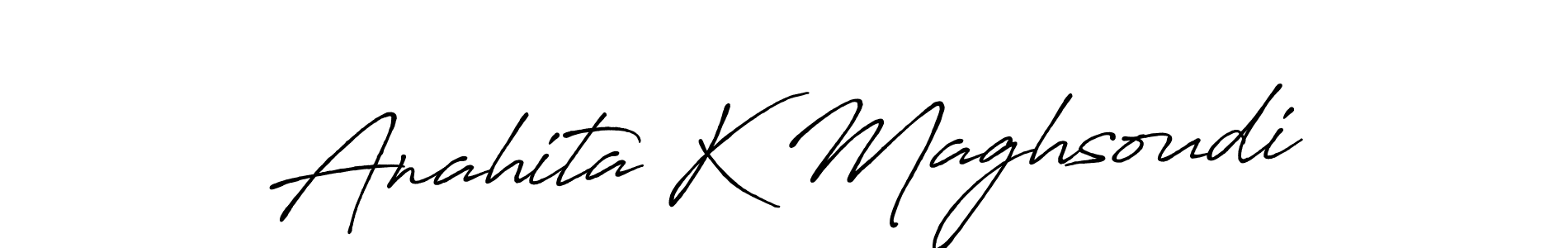 You can use this online signature creator to create a handwritten signature for the name Anahita K Maghsoudi. This is the best online autograph maker. Anahita K Maghsoudi signature style 7 images and pictures png