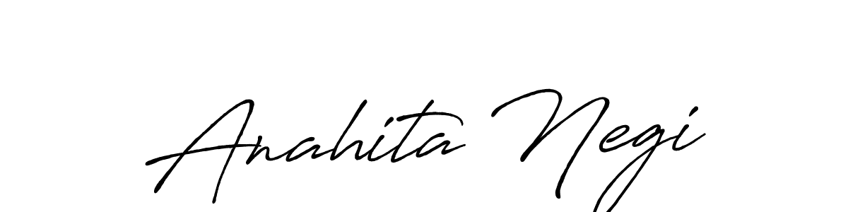 Make a beautiful signature design for name Anahita Negi. Use this online signature maker to create a handwritten signature for free. Anahita Negi signature style 7 images and pictures png