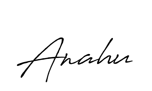 You can use this online signature creator to create a handwritten signature for the name Anahu. This is the best online autograph maker. Anahu signature style 7 images and pictures png