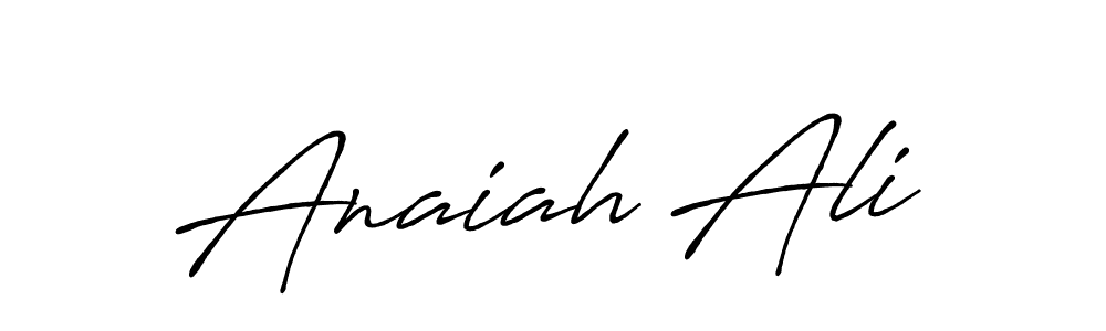 Make a short Anaiah Ali signature style. Manage your documents anywhere anytime using Antro_Vectra_Bolder. Create and add eSignatures, submit forms, share and send files easily. Anaiah Ali signature style 7 images and pictures png