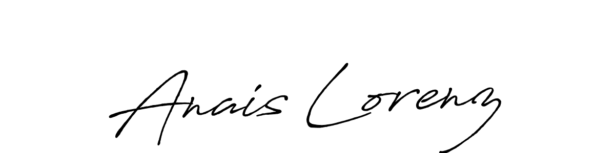 Also You can easily find your signature by using the search form. We will create Anais Lorenz name handwritten signature images for you free of cost using Antro_Vectra_Bolder sign style. Anais Lorenz signature style 7 images and pictures png