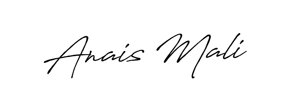 The best way (Antro_Vectra_Bolder) to make a short signature is to pick only two or three words in your name. The name Anais Mali include a total of six letters. For converting this name. Anais Mali signature style 7 images and pictures png