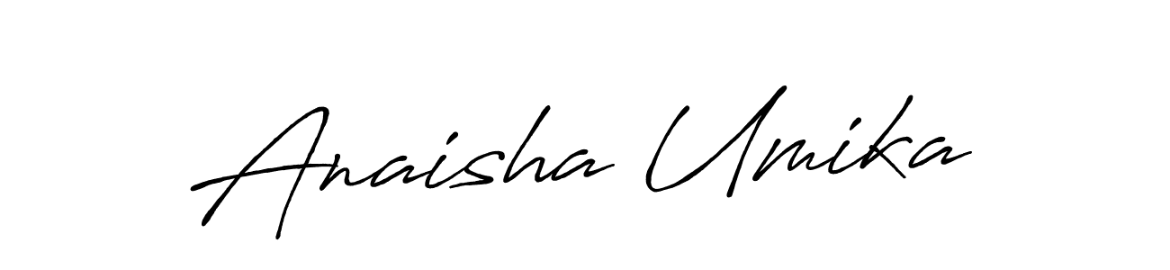 Use a signature maker to create a handwritten signature online. With this signature software, you can design (Antro_Vectra_Bolder) your own signature for name Anaisha Umika. Anaisha Umika signature style 7 images and pictures png