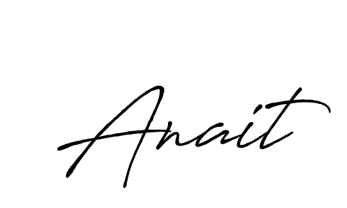 Anait stylish signature style. Best Handwritten Sign (Antro_Vectra_Bolder) for my name. Handwritten Signature Collection Ideas for my name Anait. Anait signature style 7 images and pictures png