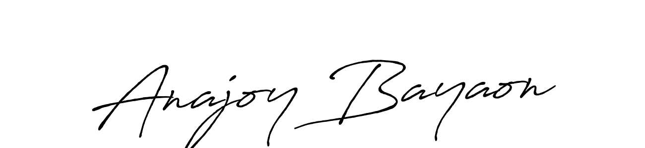 Use a signature maker to create a handwritten signature online. With this signature software, you can design (Antro_Vectra_Bolder) your own signature for name Anajoy Bayaon. Anajoy Bayaon signature style 7 images and pictures png