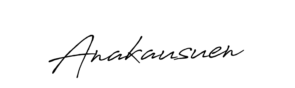 Anakausuen stylish signature style. Best Handwritten Sign (Antro_Vectra_Bolder) for my name. Handwritten Signature Collection Ideas for my name Anakausuen. Anakausuen signature style 7 images and pictures png