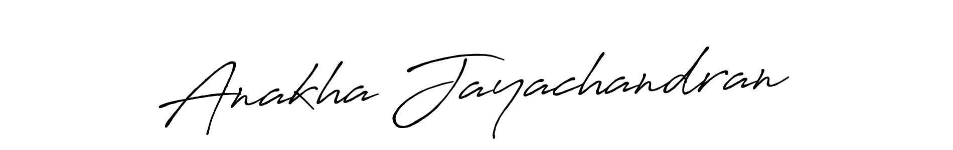 Anakha Jayachandran stylish signature style. Best Handwritten Sign (Antro_Vectra_Bolder) for my name. Handwritten Signature Collection Ideas for my name Anakha Jayachandran. Anakha Jayachandran signature style 7 images and pictures png