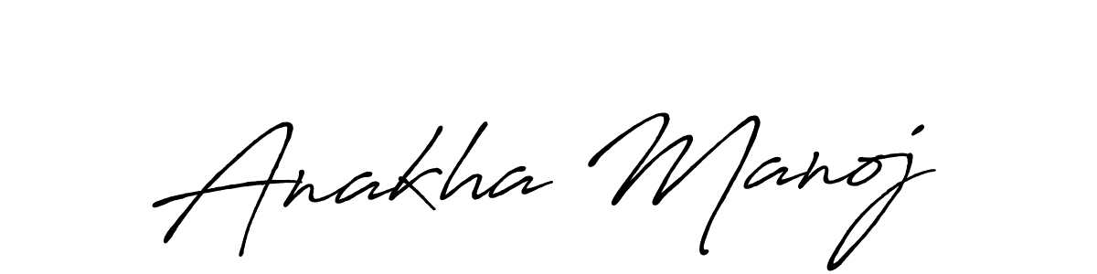 The best way (Antro_Vectra_Bolder) to make a short signature is to pick only two or three words in your name. The name Anakha Manoj include a total of six letters. For converting this name. Anakha Manoj signature style 7 images and pictures png