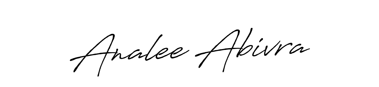 Once you've used our free online signature maker to create your best signature Antro_Vectra_Bolder style, it's time to enjoy all of the benefits that Analee Abivra name signing documents. Analee Abivra signature style 7 images and pictures png