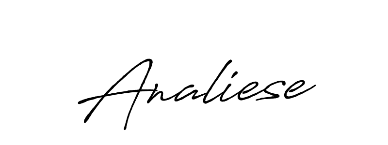 How to make Analiese signature? Antro_Vectra_Bolder is a professional autograph style. Create handwritten signature for Analiese name. Analiese signature style 7 images and pictures png