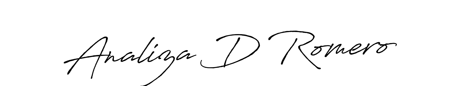 Check out images of Autograph of Analiza D Romero name. Actor Analiza D Romero Signature Style. Antro_Vectra_Bolder is a professional sign style online. Analiza D Romero signature style 7 images and pictures png