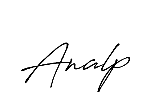 Analp stylish signature style. Best Handwritten Sign (Antro_Vectra_Bolder) for my name. Handwritten Signature Collection Ideas for my name Analp. Analp signature style 7 images and pictures png